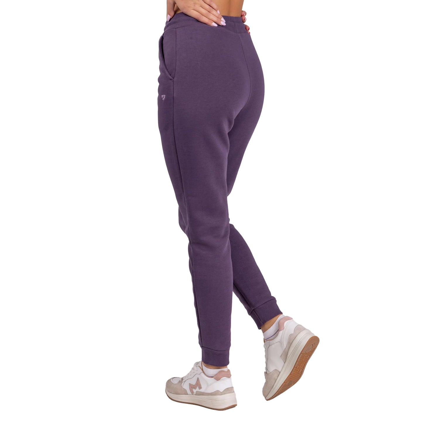 Purple - Back - Aubrion Womens-Ladies Serene Jogging Bottoms