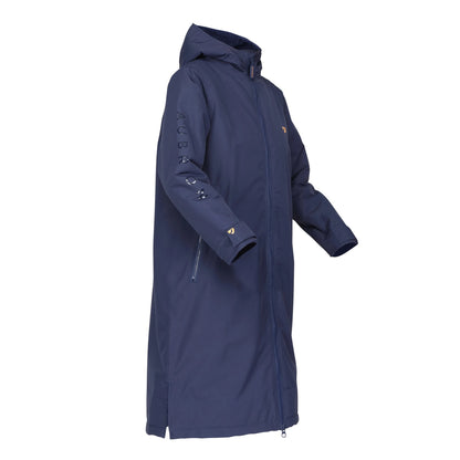 Navy - Side - Aubrion Unisex Adult Core All Weather Raincoat