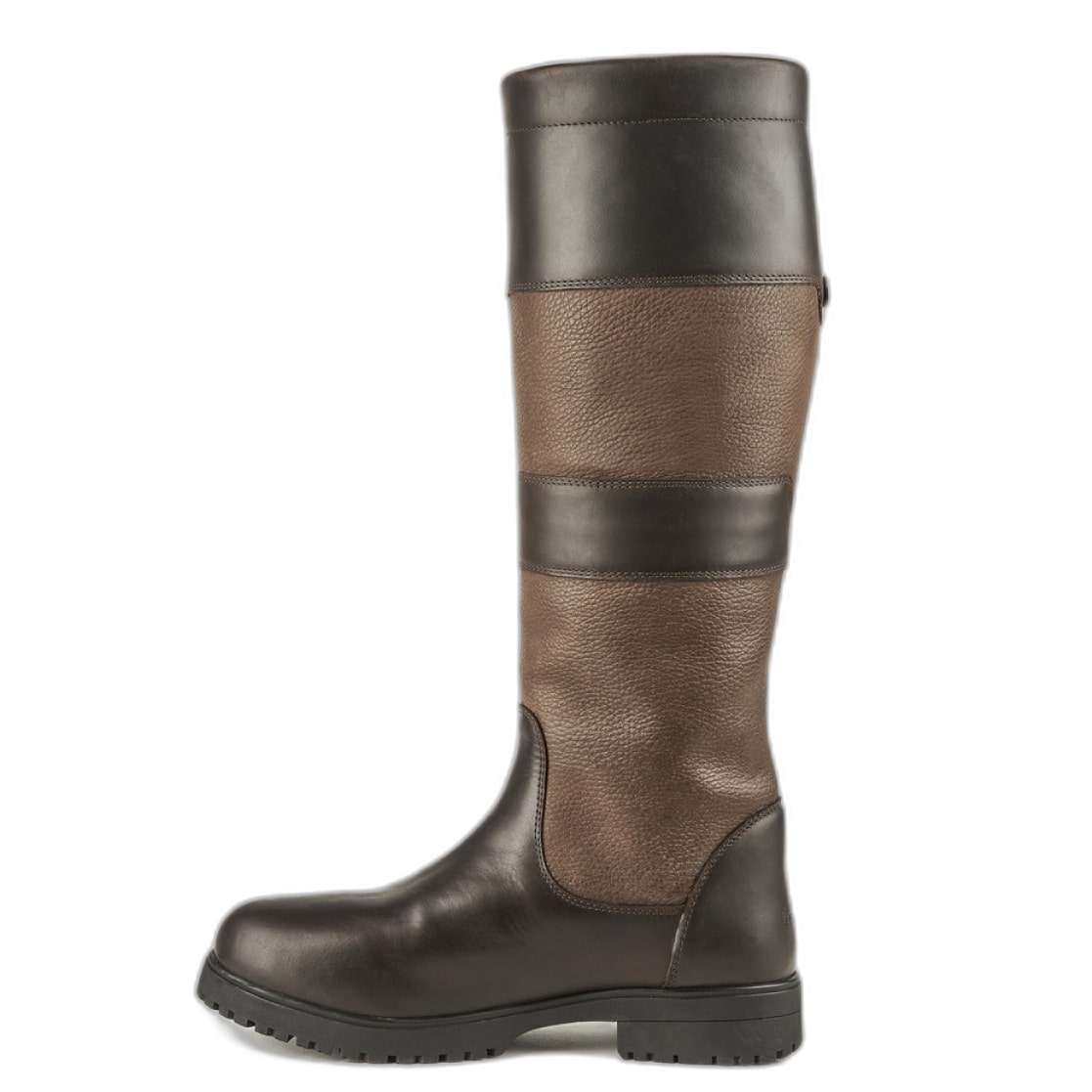Brown - Back - Moretta Womens-Ladies Bella II Leather Country Boots
