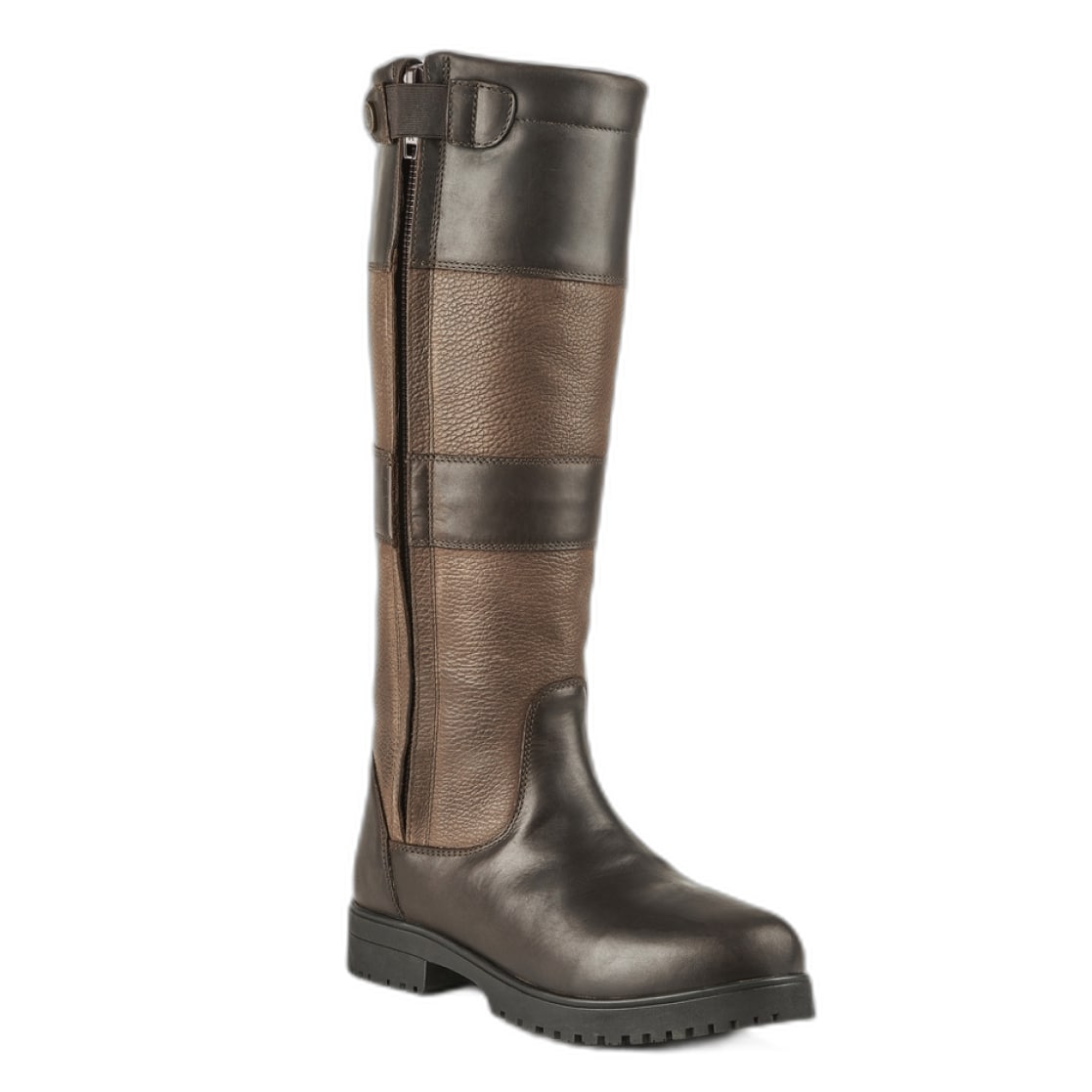 Brown - Front - Moretta Womens-Ladies Bella II Leather Country Boots