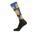 Daffodil Yellow - Front - Aubrion Childrens-Kids Hyde Park Daffodil Knee High Socks