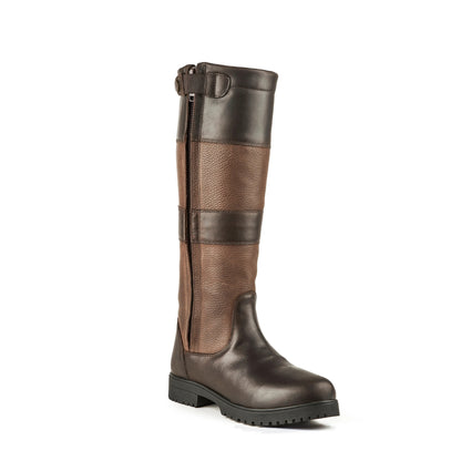 Brown - Front - Moretta Womens-Ladies Bella II Nubuck Country Boots