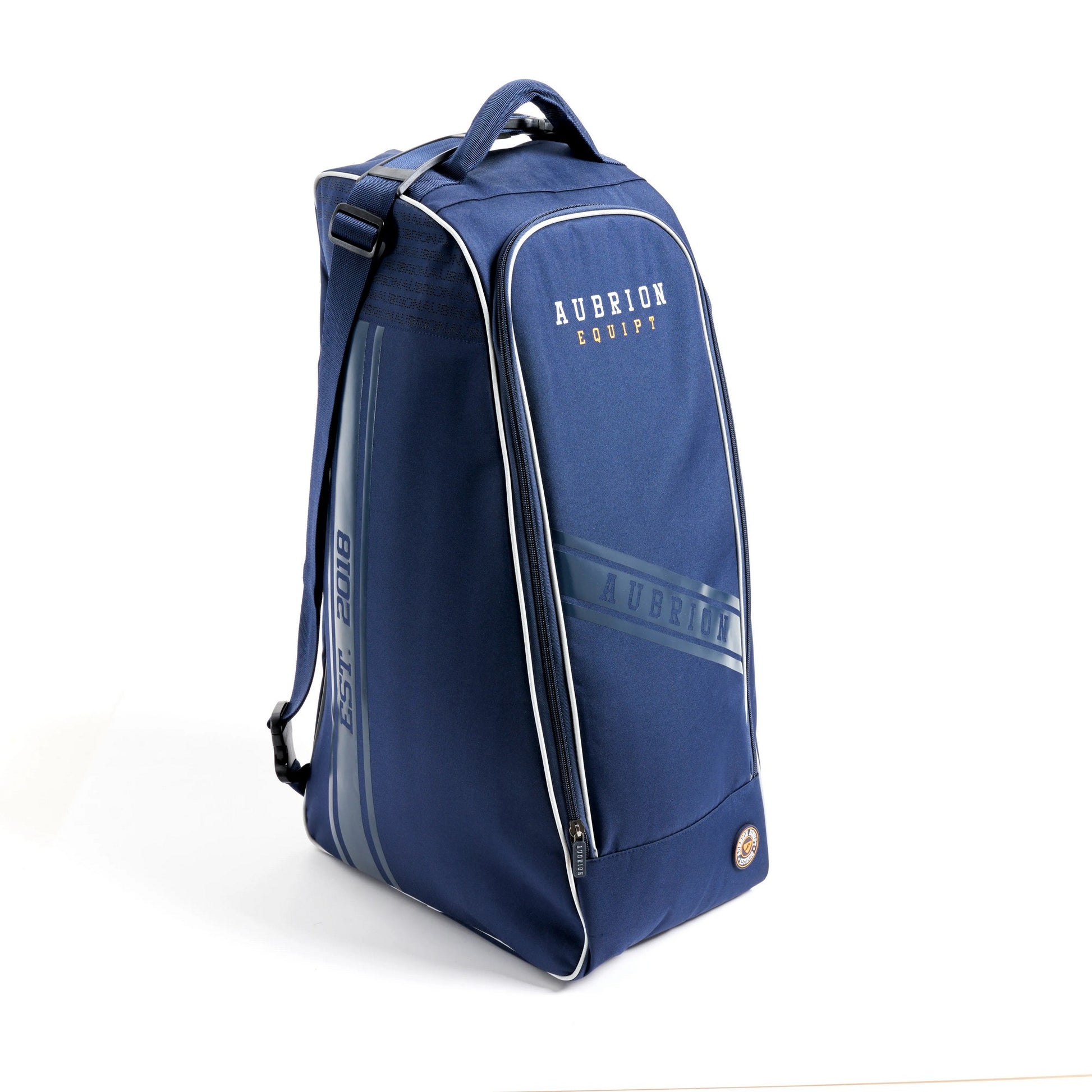 Navy - Side - Aubrion Equipt Long Boot Bag
