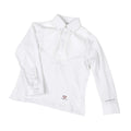 White - Front - Aubrion Childrens-Kids Tie Keeper Long-Sleeved Shirt
