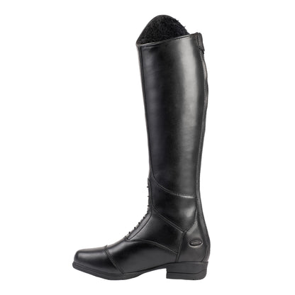 Black - Back - Moretta Womens-Ladies Marta Winter Riding Boots