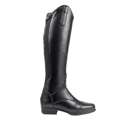 Black - Side - Moretta Womens-Ladies Marta Winter Riding Boots