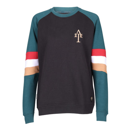 Black - Front - Aubrion Womens-Ladies Team Sweatshirt