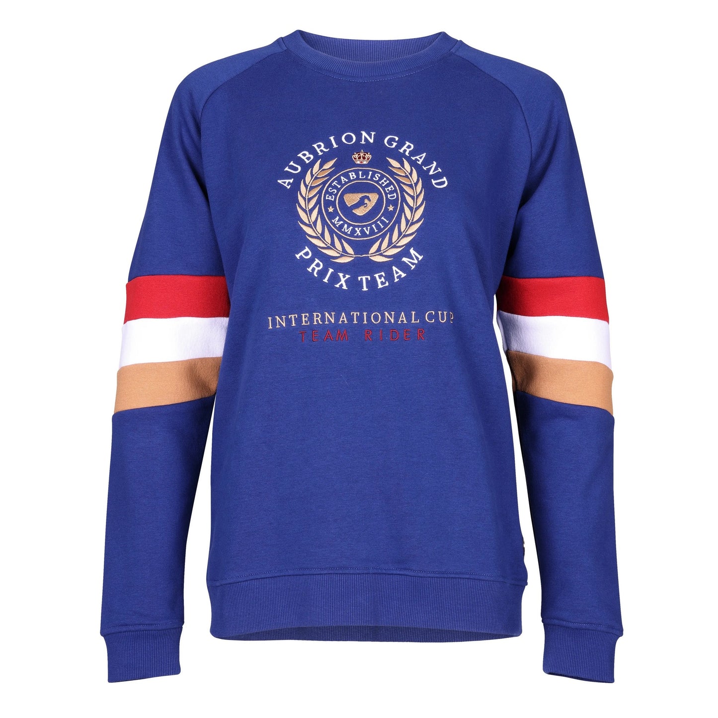 Navy - Front - Aubrion Womens-Ladies Team Sweatshirt