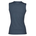 Navy - Back - Aubrion Womens-Ladies Aerial Vest Top