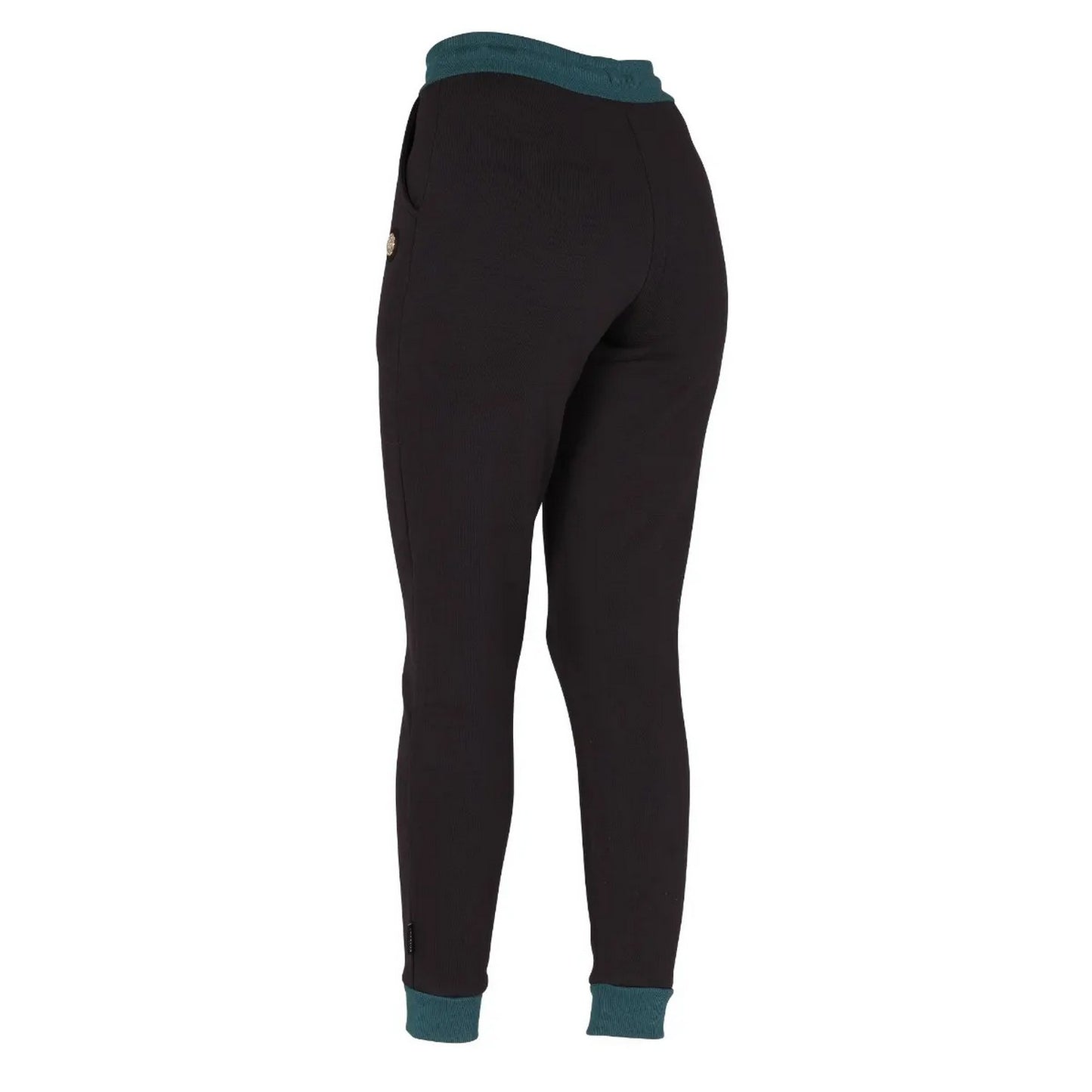 Black - Back - Aubrion Womens-Ladies Team Jogging Bottoms