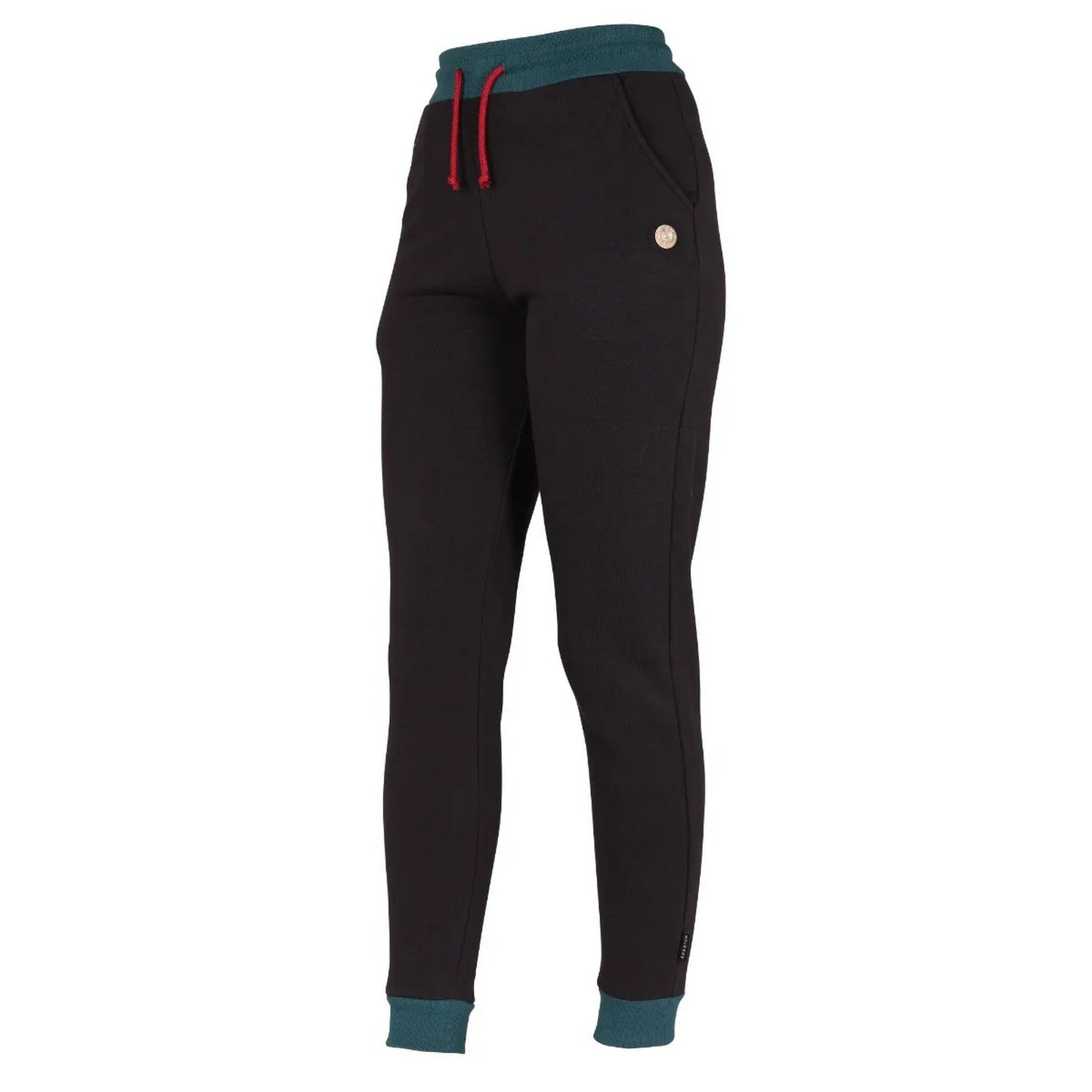 Black - Side - Aubrion Womens-Ladies Team Jogging Bottoms