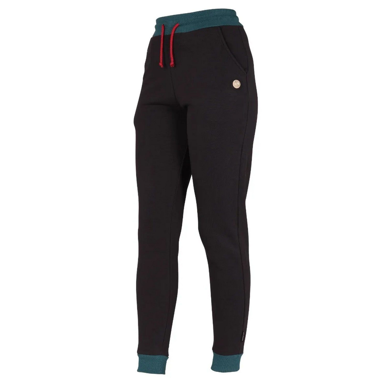 Black - Side - Aubrion Womens-Ladies Team Jogging Bottoms
