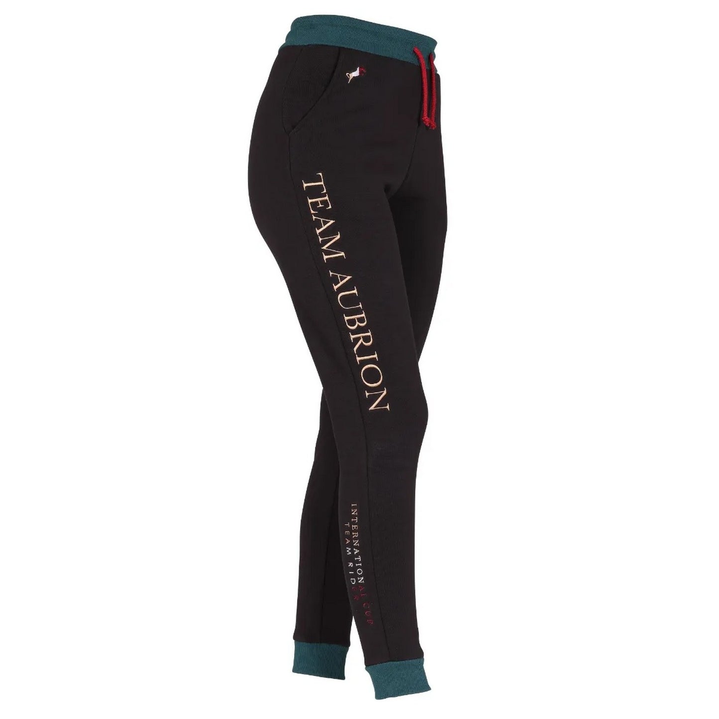Black - Front - Aubrion Womens-Ladies Team Jogging Bottoms