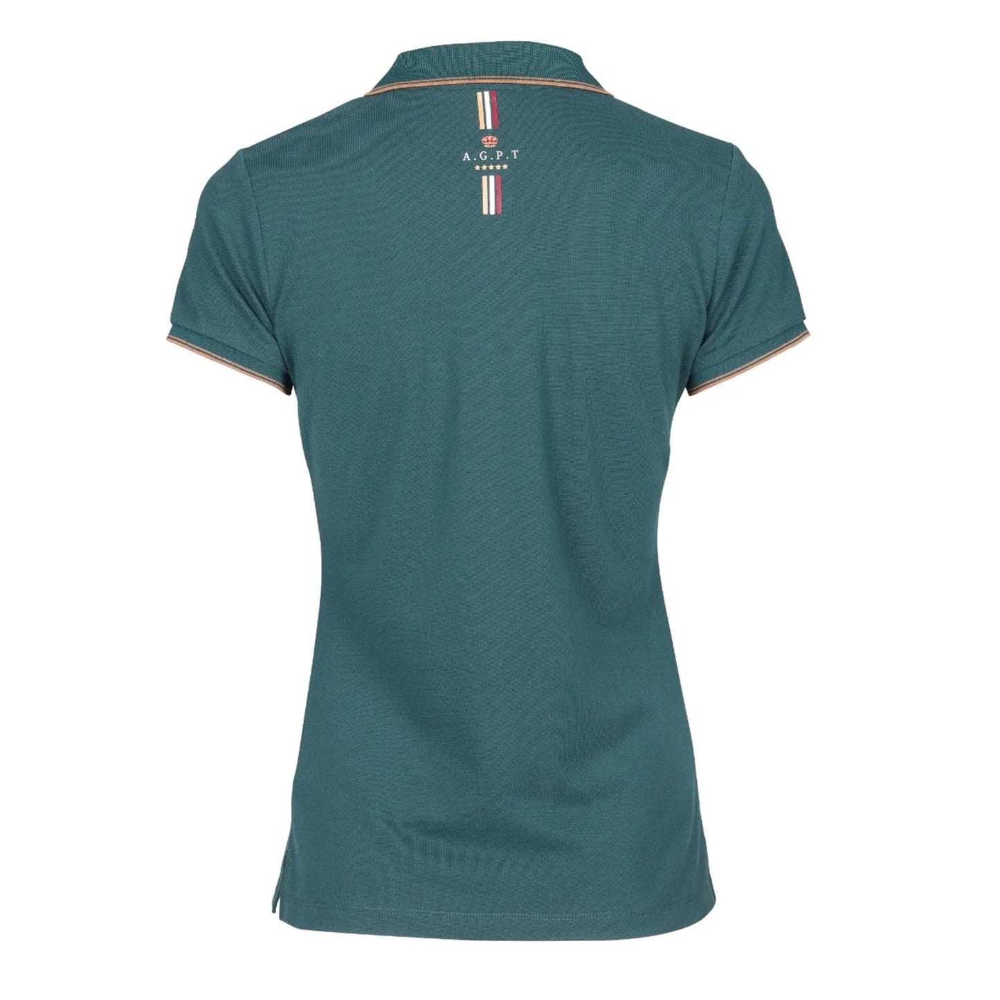 Green - Back - Aubrion Womens-Ladies Team Polo Shirt