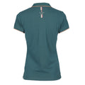 Green - Back - Aubrion Girls Team Polo Shirt
