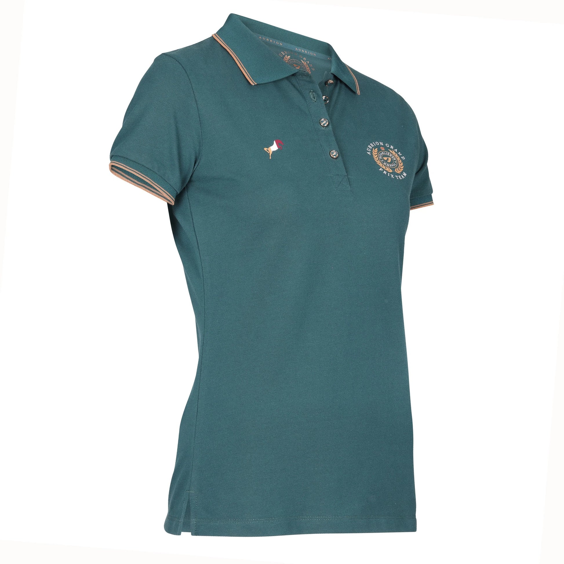 Green - Lifestyle - Aubrion Girls Team Polo Shirt