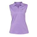 Lavender - Front - Aubrion Womens-Ladies Poise Sleeveless Polo Shirt