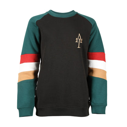 Black - Front - Aubrion Girls Team Sweatshirt