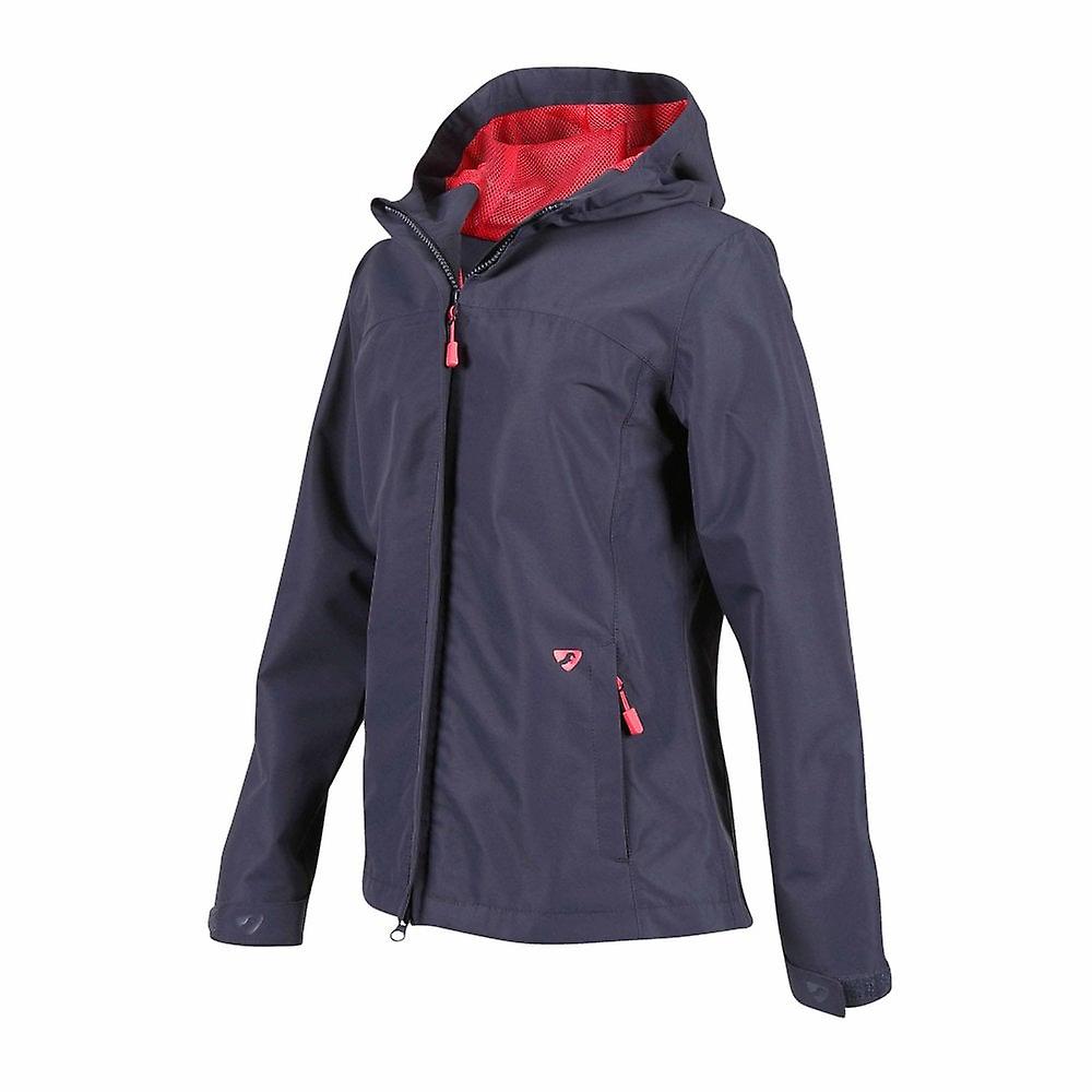 Navy - Side - Aubrion Childrens-Kids Cloudburst Raincoat