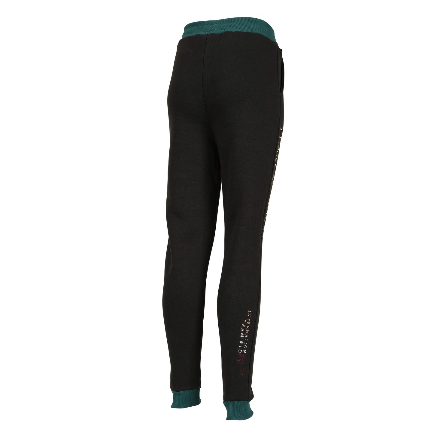 Black - Back - Aubrion Childrens-Kids Team Jogging Bottoms