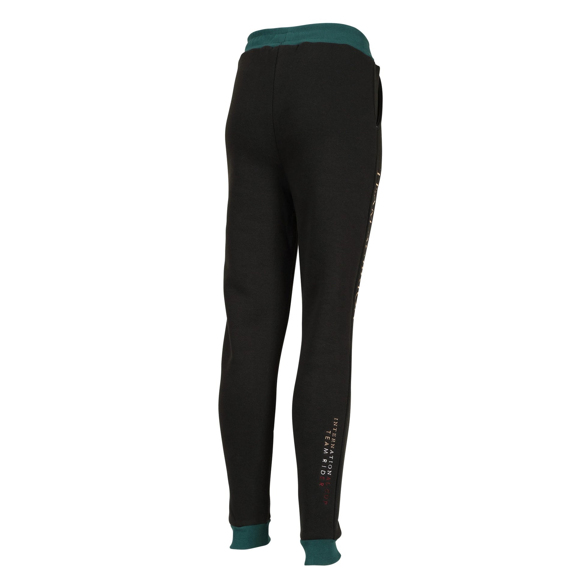 Black - Back - Aubrion Childrens-Kids Team Jogging Bottoms