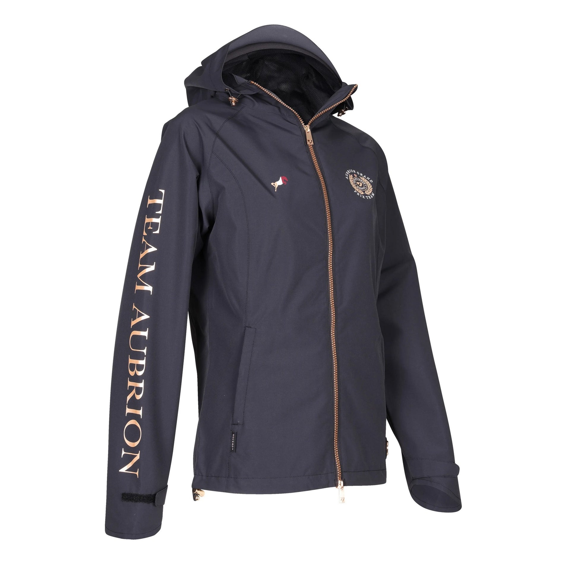 Black - Side - Aubrion Womens-Ladies Team Waterproof Jacket