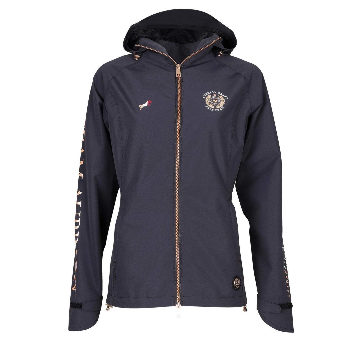 Black - Front - Aubrion Womens-Ladies Team Waterproof Jacket
