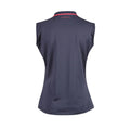 Navy - Back - Aubrion Girls Poise Technical Sleeveless Polo Shirt