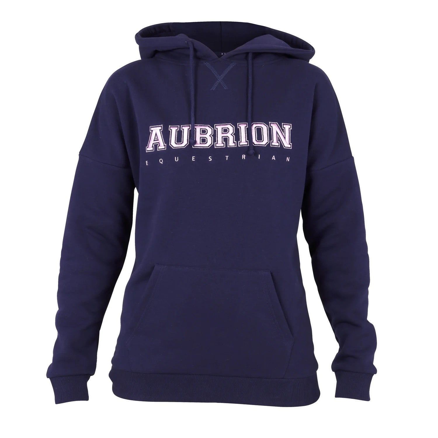 Navy - Front - Aubrion Womens-Ladies Serene Hoodie