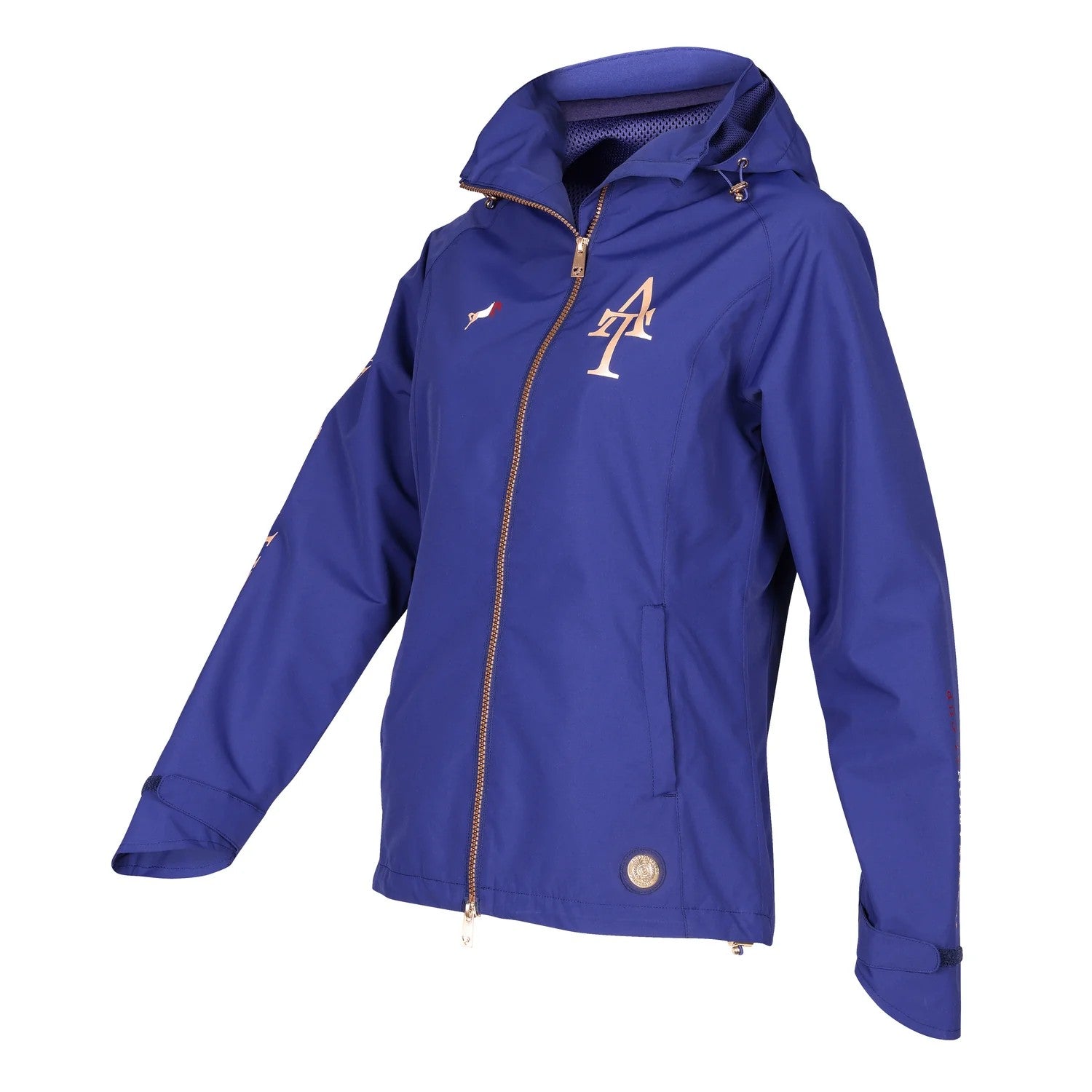 Navy - Side - Aubrion Womens-Ladies Waterproof Jacket