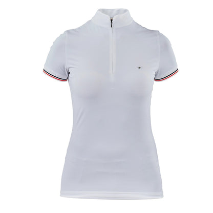 White - Front - Aubrion Girls Arcaster Show Shirt