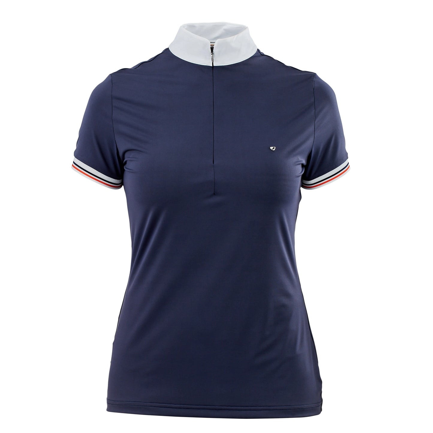 Navy - Front - Aubrion Girls Arcaster Show Shirt