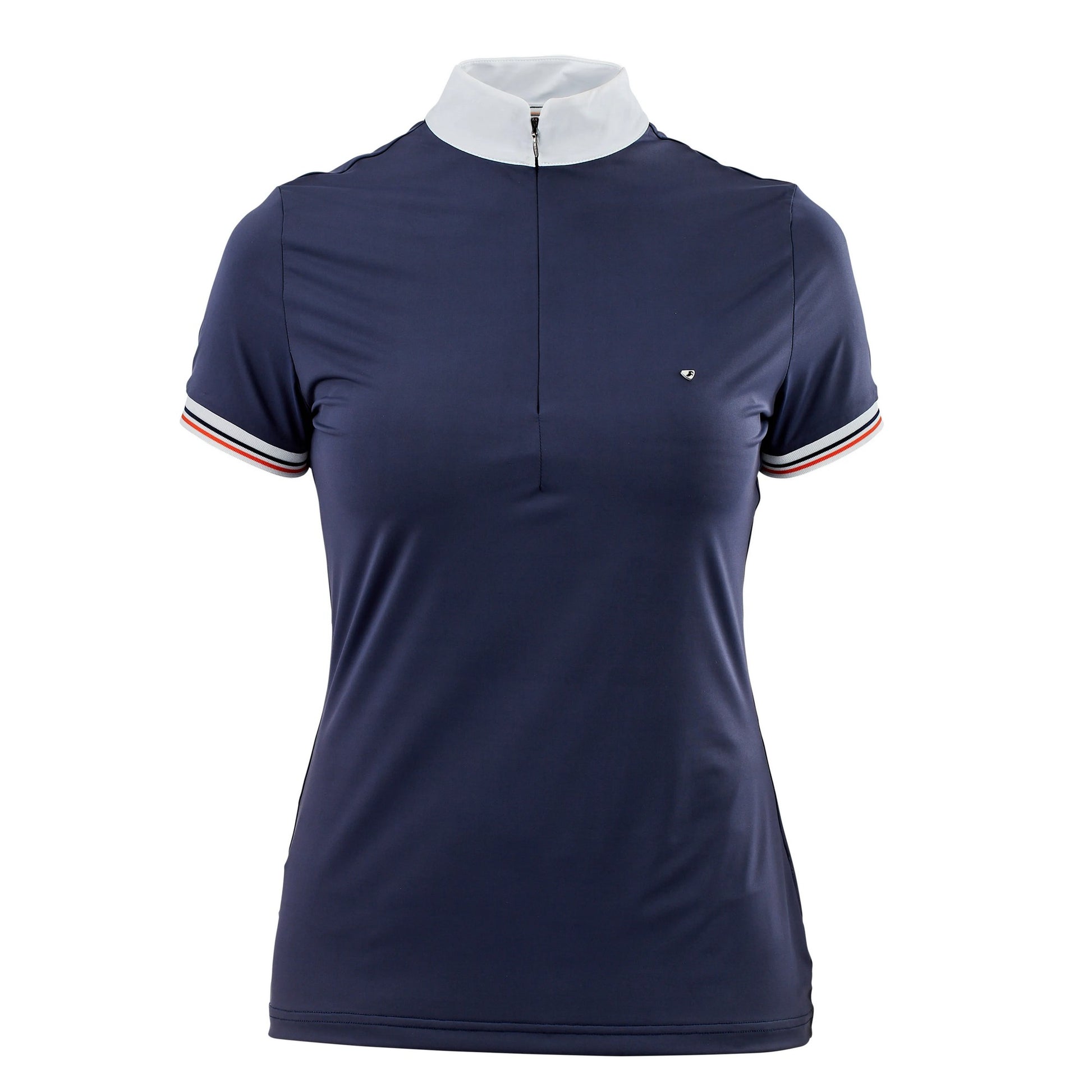 Navy - Front - Aubrion Girls Arcaster Show Shirt