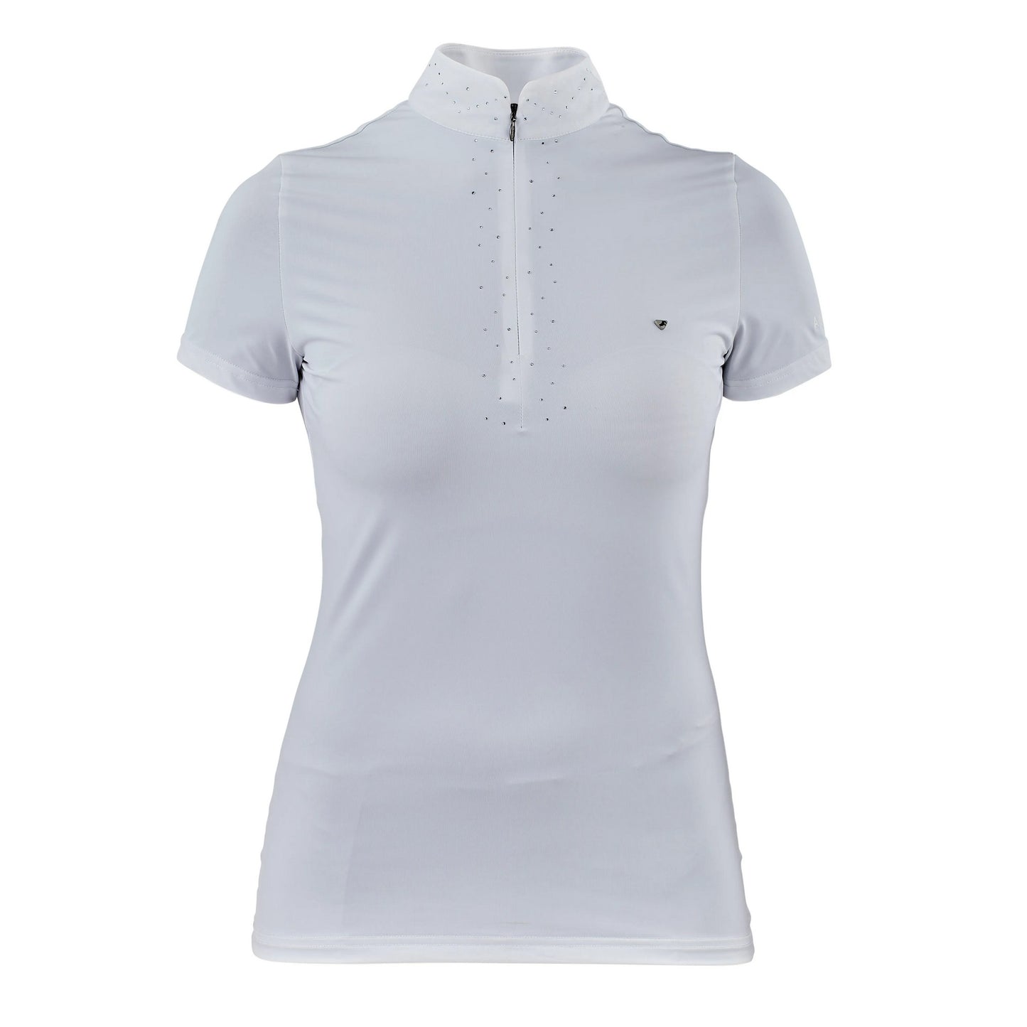 White - Front - Aubrion Girls Radley Show Shirt