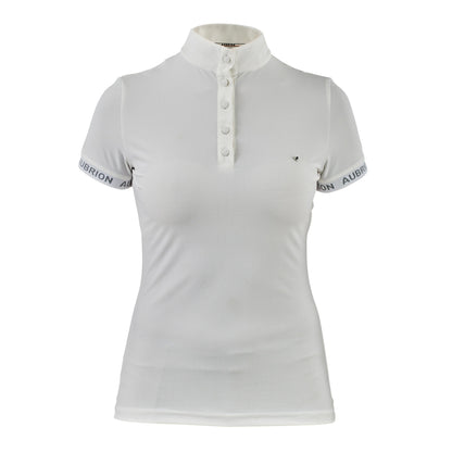 White - Front - Aubrion Womens-Ladies Attley Show Shirt