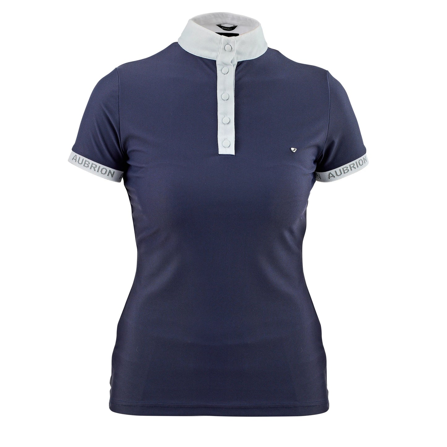 Navy - Front - Aubrion Girls Attley Show Shirt