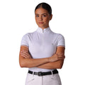 White - Back - Aubrion Womens-Ladies Arcaster Show Shirt