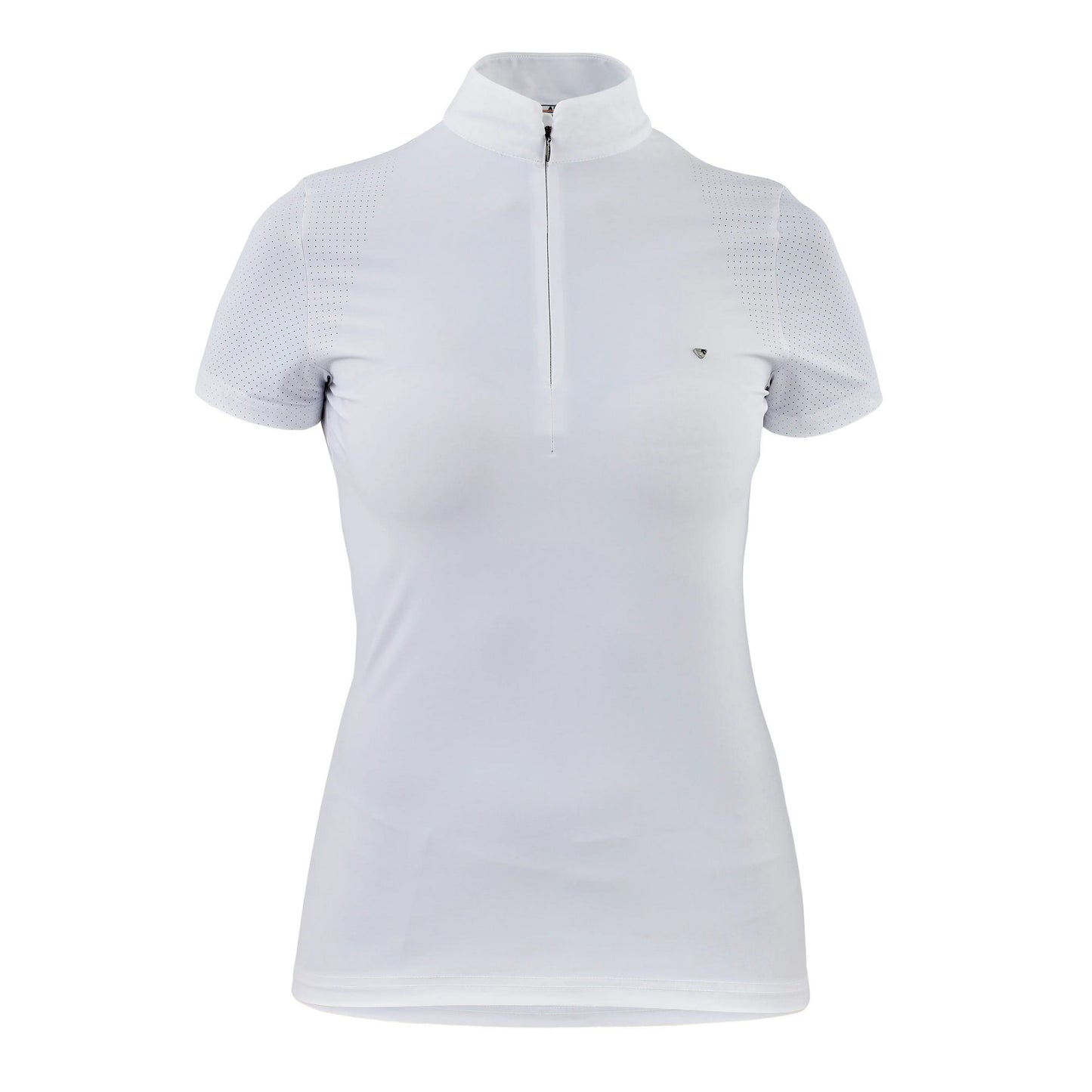 White - Front - Aubrion Womens-Ladies Walston Show Shirt