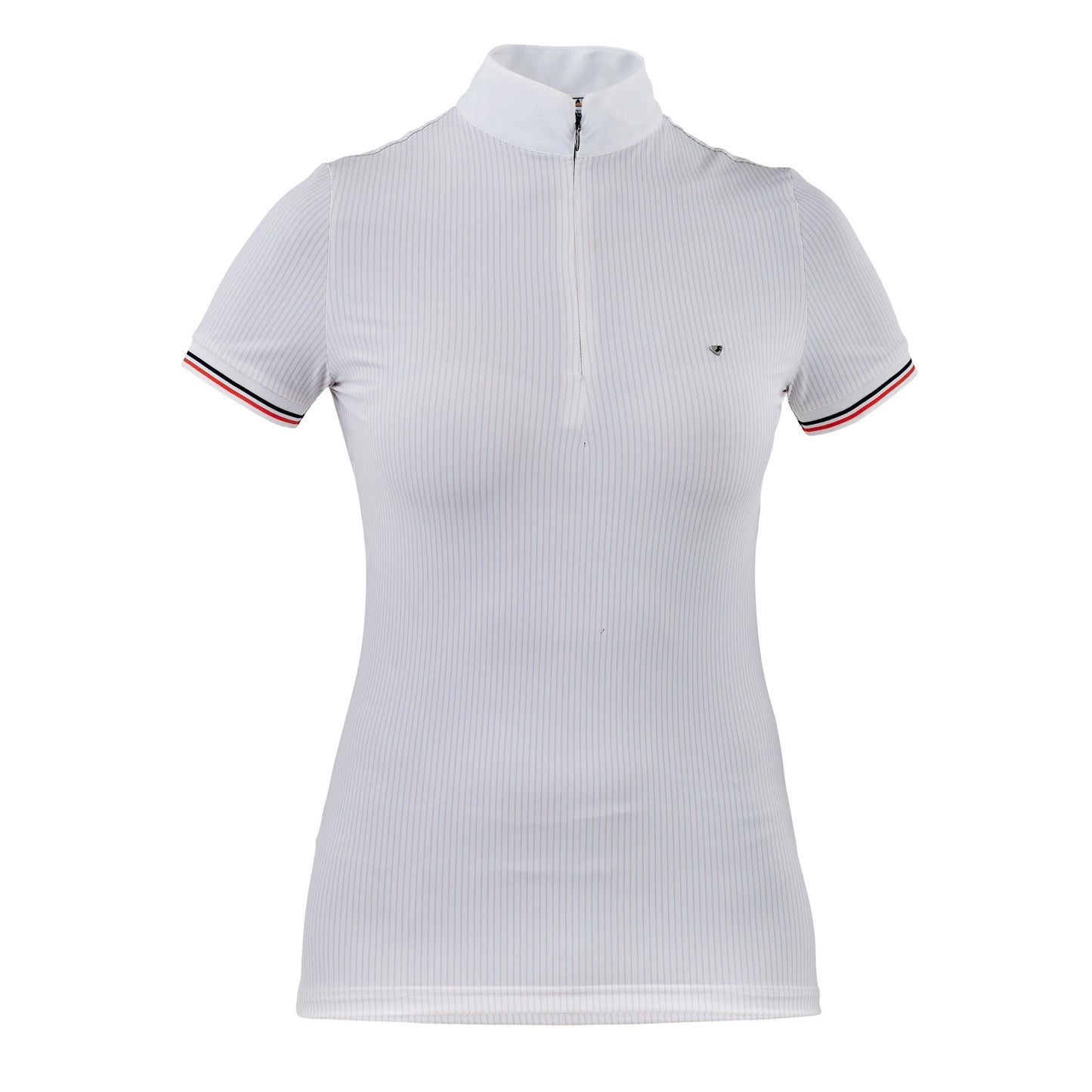 Pink - Front - Aubrion Girls Arcaster Pinstripe Show Shirt