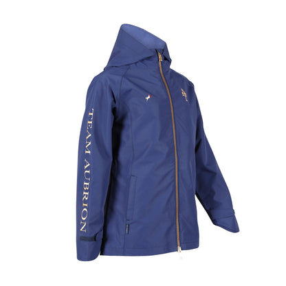 Navy - Side - Aubrion Girls Team Waterproof Jacket