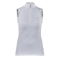 White - Front - Aubrion Womens-Ladies Newbel Sleeveless Show Shirt