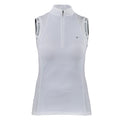 White - Front - Aubrion Womens-Ladies Newbel Sleeveless Show Shirt