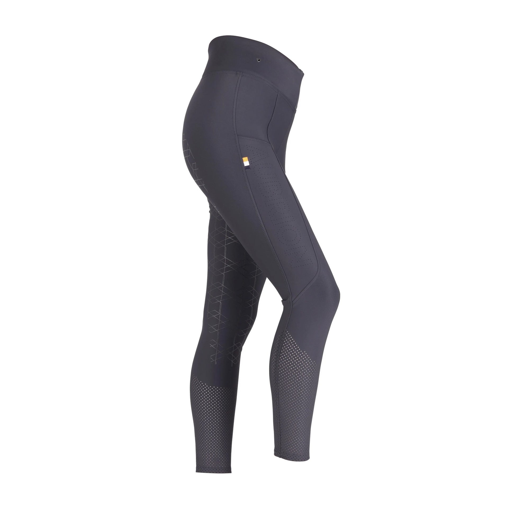 Black - Lifestyle - Aubrion Womens-Ladies Optima Air Horse Riding Tights