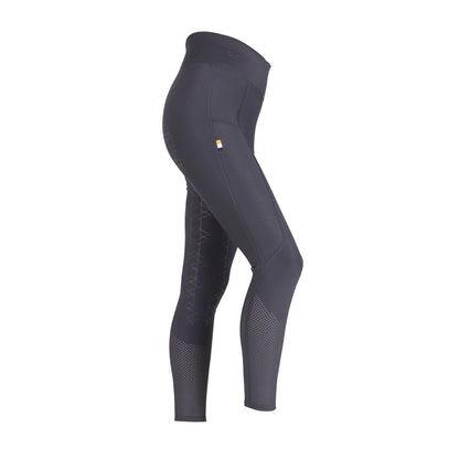 Black - Lifestyle - Aubrion Womens-Ladies Optima Air Horse Riding Tights