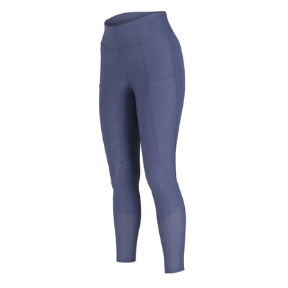Navy - Front - Aubrion Womens-Ladies Optima Air Horse Riding Tights
