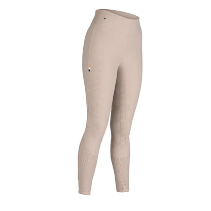 Beige - Front - Aubrion Womens-Ladies Optima Air Horse Riding Tights