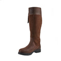 Brown - Side - Moretta Womens-Ladies Varallo Leather Country Boots