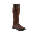 Brown - Front - Moretta Womens-Ladies Varallo Leather Country Boots