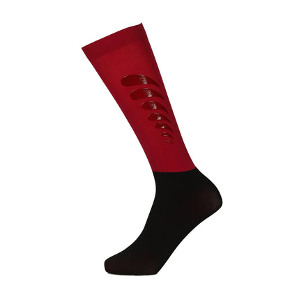Red - Back - Aubrion Team Boot Socks