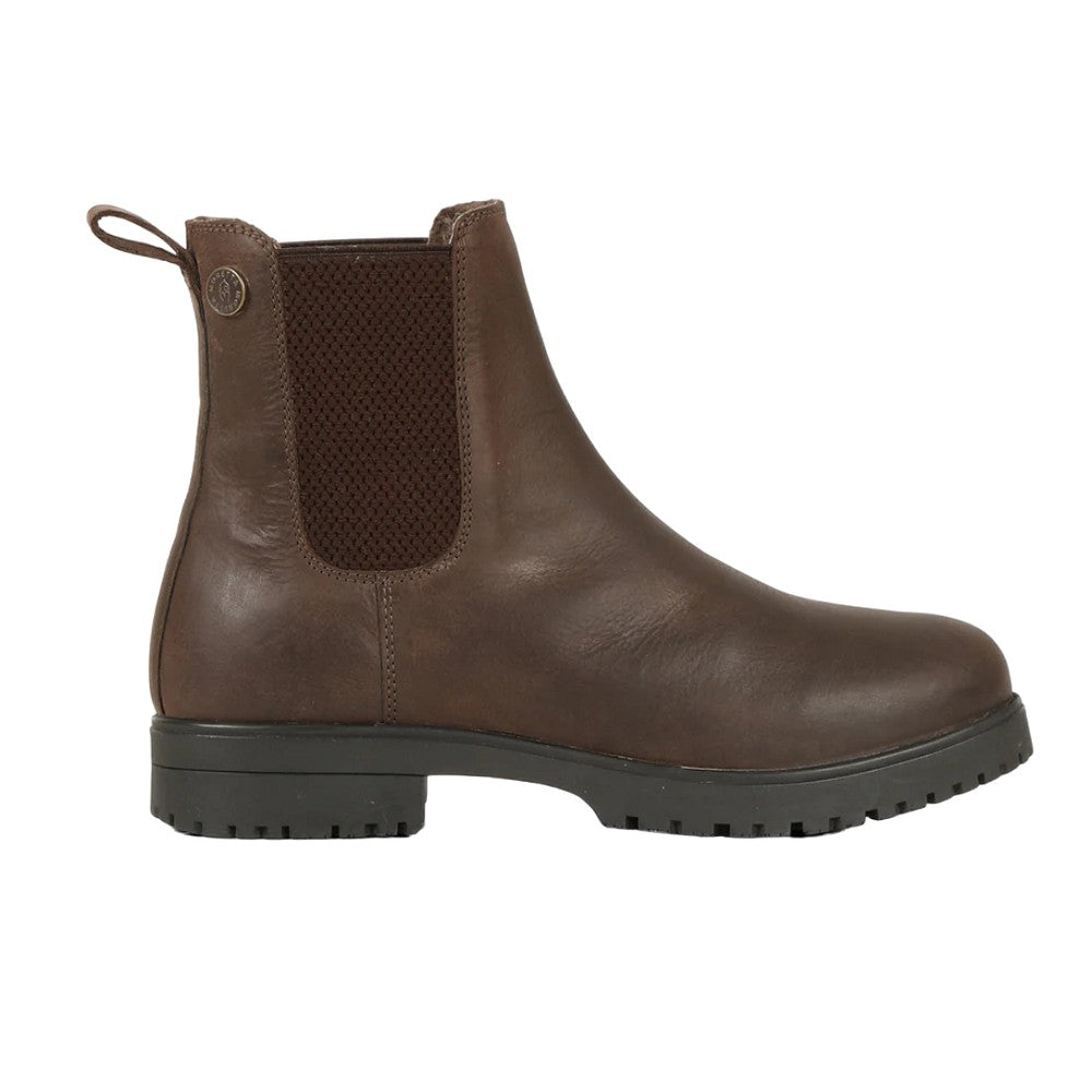 Brown - Side - Moretta Womens-Ladies Verona Dealer Boots